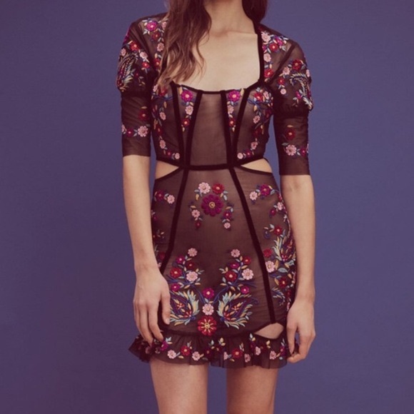 For Love and Lemons Ester mini dress NWT - Picture 7 of 8